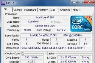 CPU-Z screenshot examples